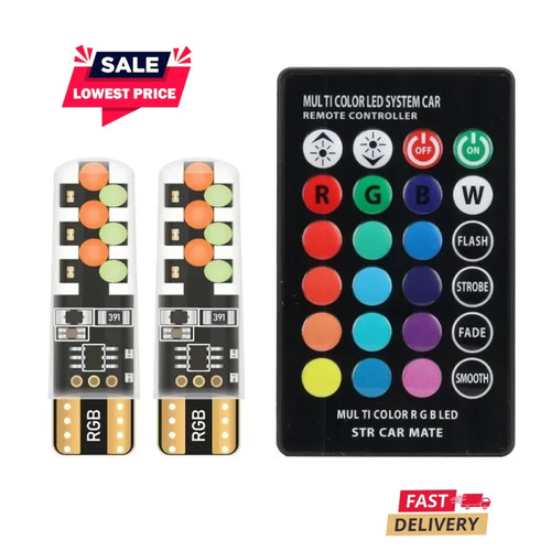 Led t10 remote control w5w - led,