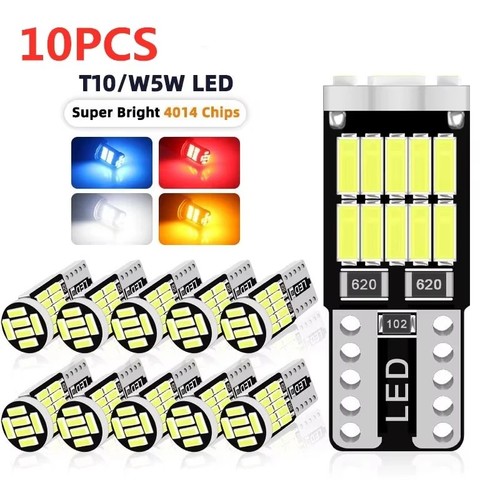 10x 501 t10 - 501, led