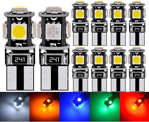 T10 led bulbs 501 error - t10,
