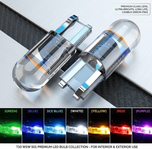 T10 w5w 501 led side - t10,