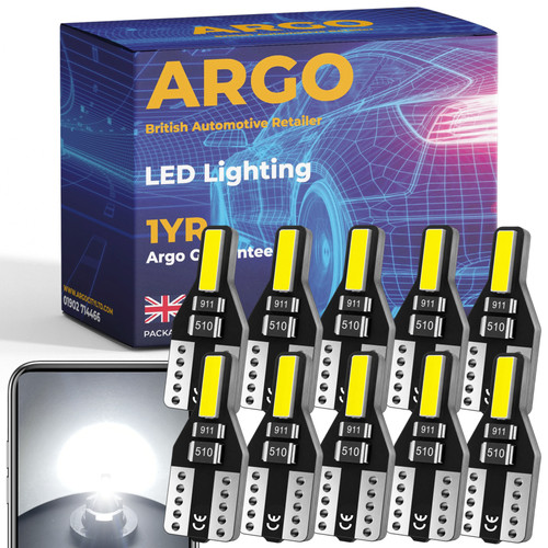 Pcs t10 car - 10, led