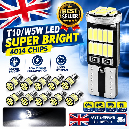 10x 501 t10 led - led, side